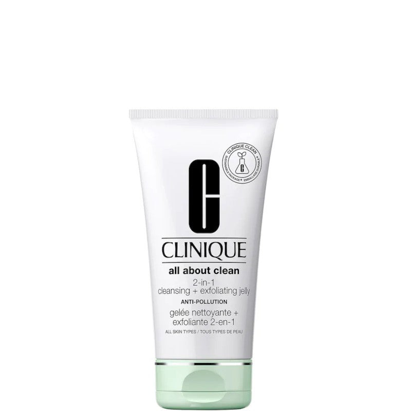 Clinique All About Clean 2-In-1 Cleanser + Exfoliator, 150 ml - 2 IN 1 Detergente + Esfoliante in Gel