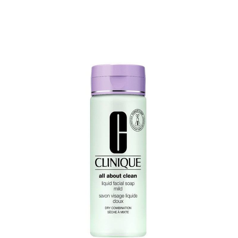 Clinique Liquid Facial Soap Mild Sapone Viso Con erogatore- Pelle da arida a normale (TIPO II) 200 ml