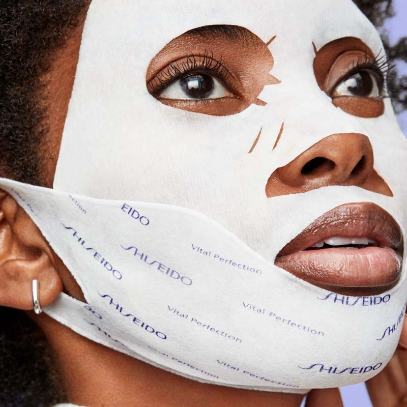 Shiseido Maschera Viso e Collo Vital Perfection conf. 6pezzi