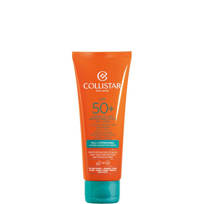 Collistar Crema Solare Protezione Attiva Pelli Sensibili spf 50+ 100 ml