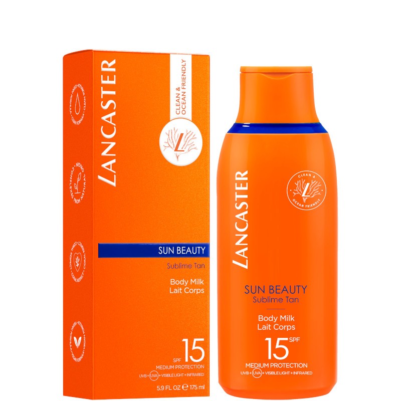 Lancaster Solare Sun Beauty Body Milk SPF15 175 ml