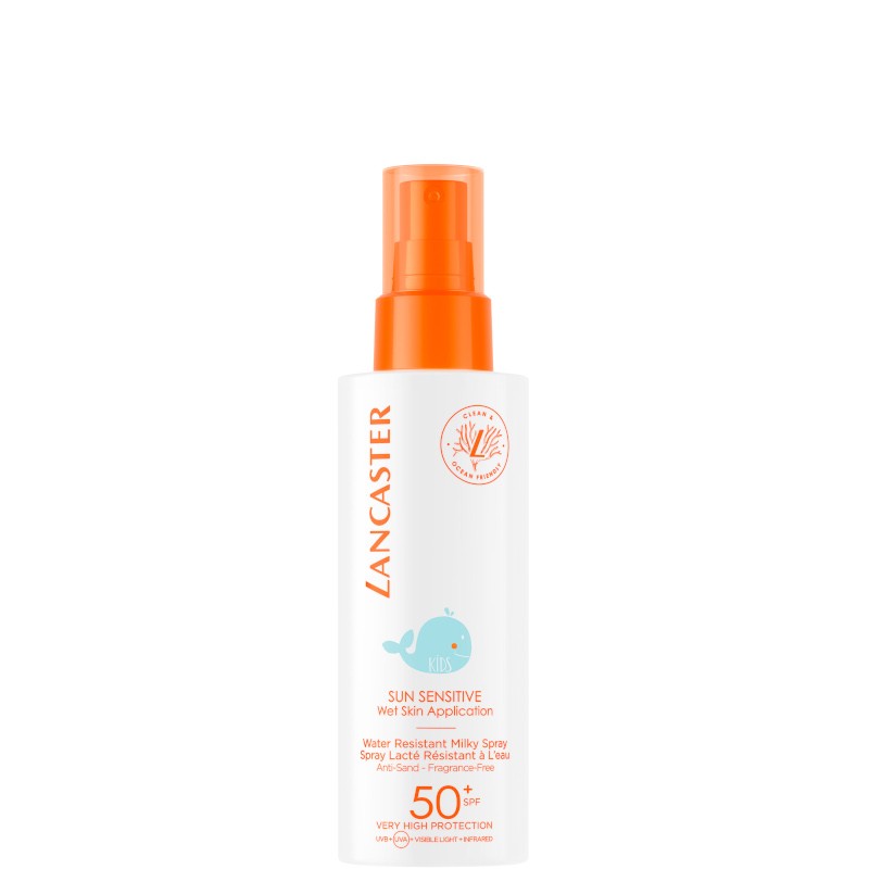Lancaster Solare Sun Sensitive Wet Skin Application Milky Spray For Kids SPF50 150ml