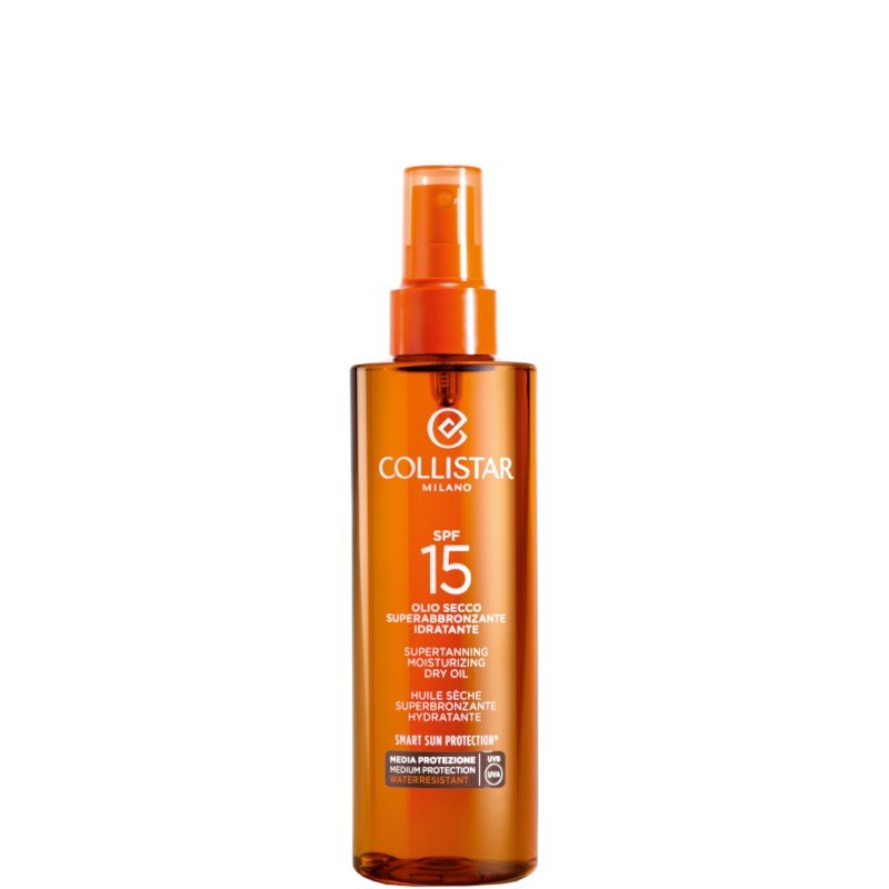 Collistar Olio Secco Superabbronzante Idratante 200 ml spf 15