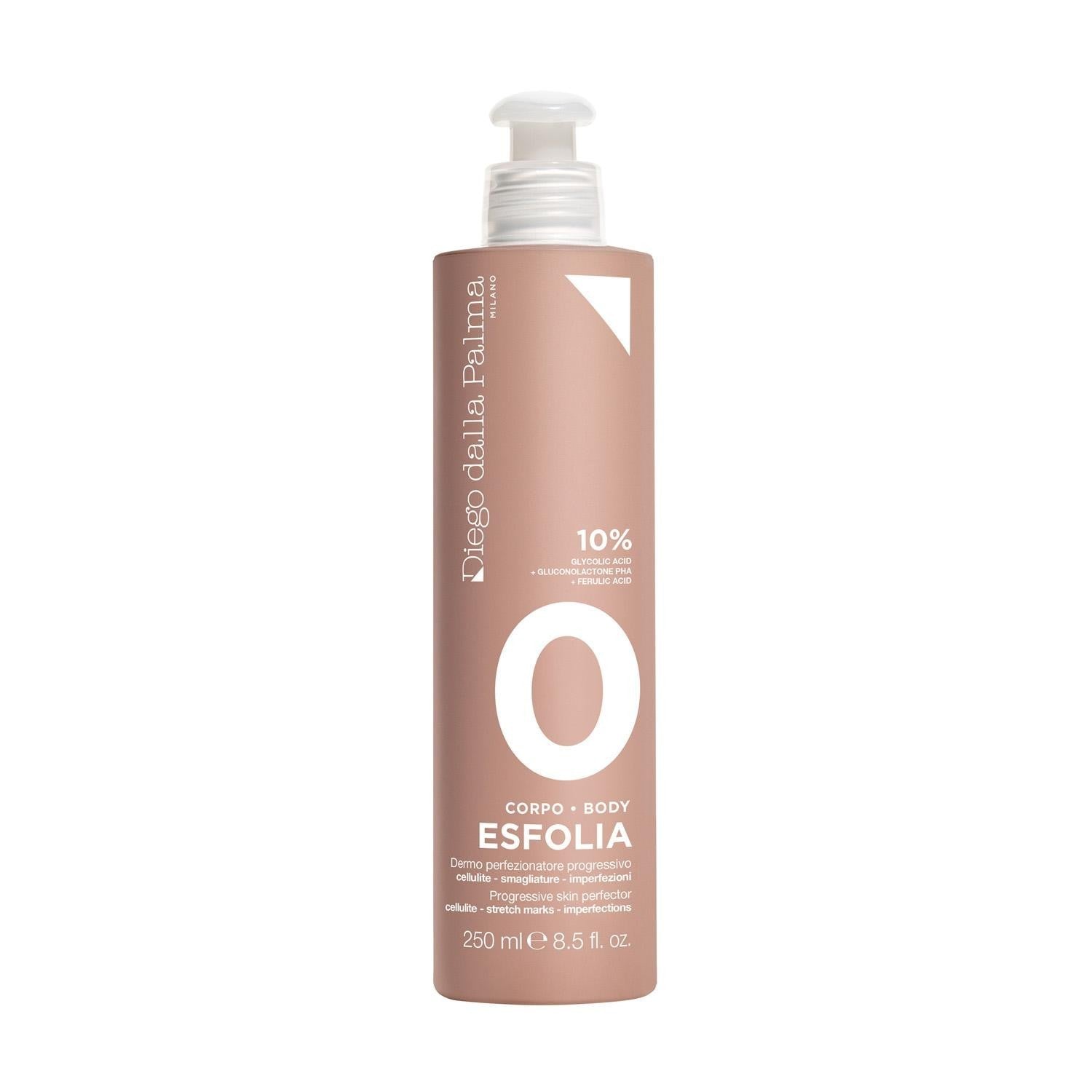 Diego dalla Palma Body Line 0. Esfolia, 250 ml Dermo perfezionatore progressivo