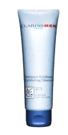 Clarins MEN nettoyant exfoliant Scrub per il viso, 125 ml Pulizia del viso