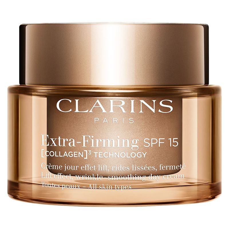 Clarins Crema Viso Extra-Firming Jour Collagen Spf 15 Tutti i Tipi di Pelle