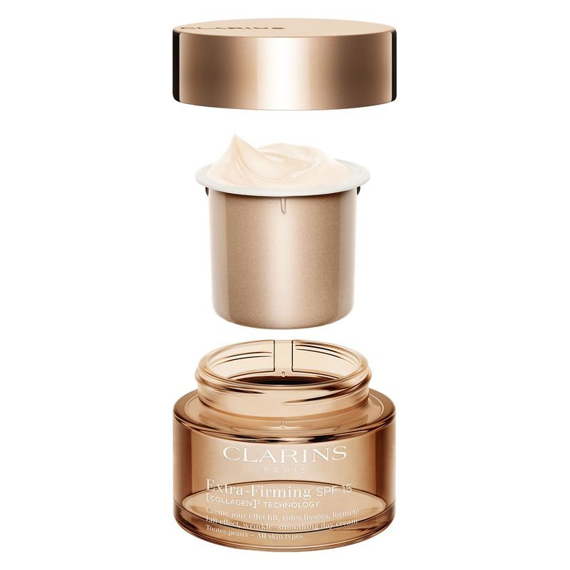 Clarins Crema Viso Extra-Firming Jour Collagen Spf 15 Tutti i Tipi di Pelle