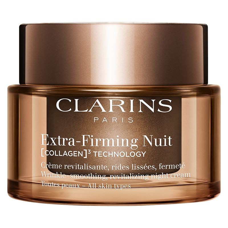 Clarins Crema Viso Extra-Firming Nuit Collagen Tutti i Tipi di Pelle