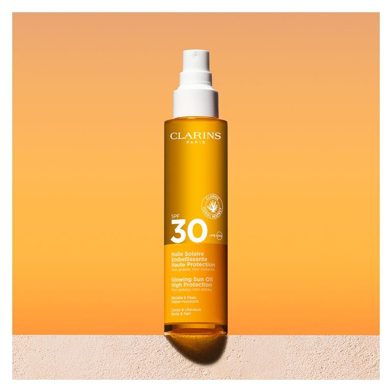 Clarins Huile Solaire Embellisante Spf30 - Corpo E Capelli 150 ml