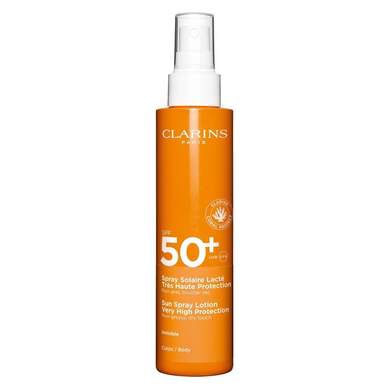 Clarins Spray Solaire Lactè Spf50+ Latte Solare Corpo,150 ml