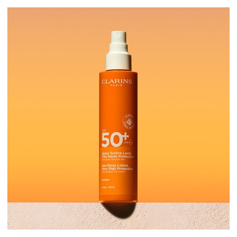 Clarins Spray Solaire Lactè Spf50+ Latte Solare Corpo,150 ml