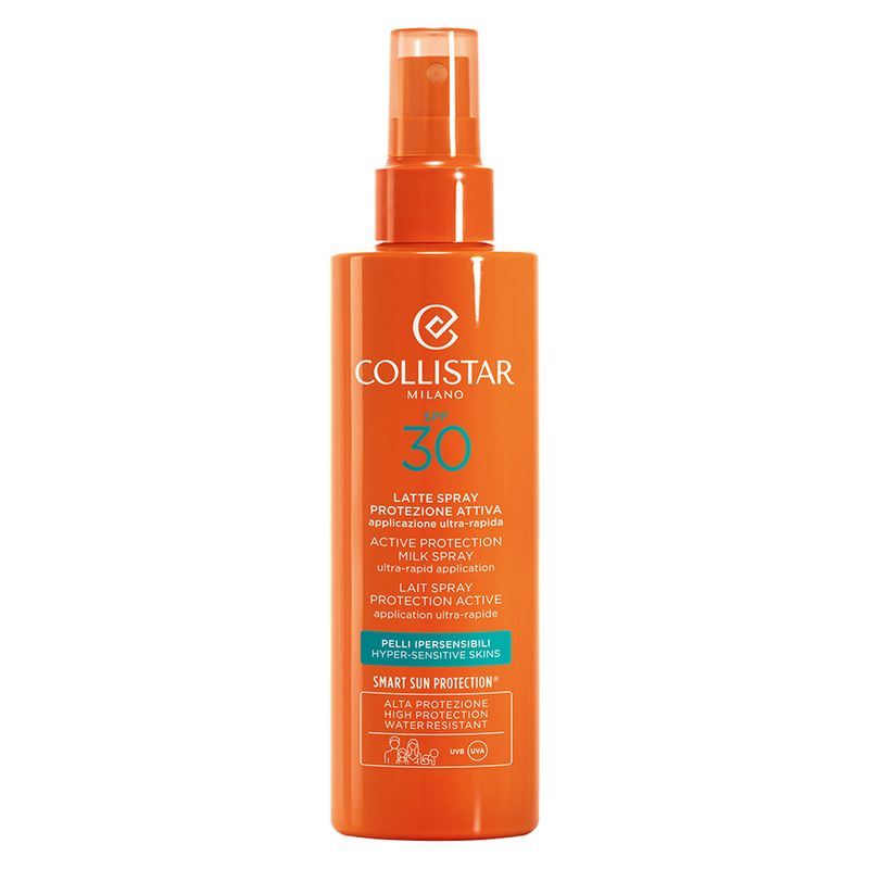 Collistar Latte Spray Protezione Attiva Pelli Ipersensibili SPF 30, 200 ml