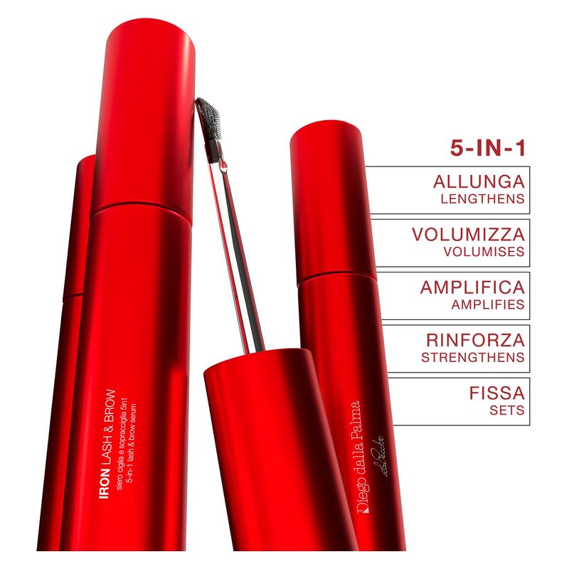 Diego Dalla Palma Iron Lash & Brow 5 in 1 Siero Ciglia e Sopracciglia 5 in 1
