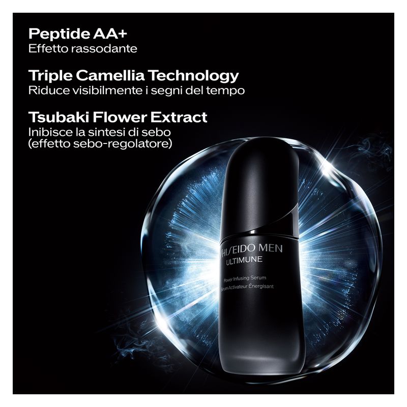 Shiseido Men Ultimune Power Infusing Serum 50 ml Siero Viso Uomo