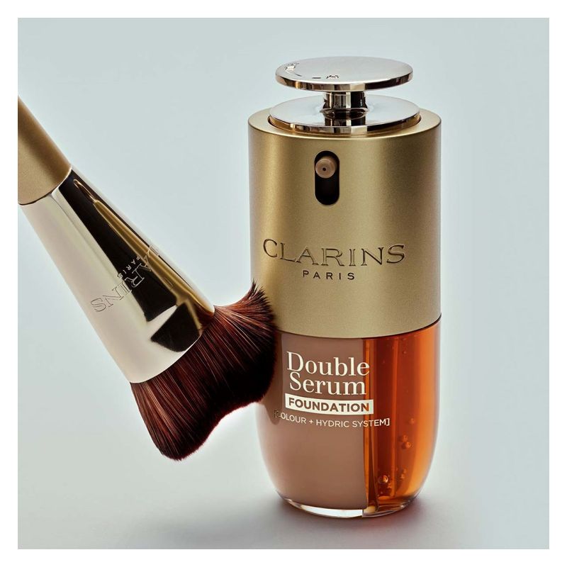 Clarins Foundation Brush Gua Sha-Inspired