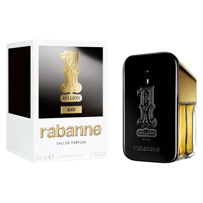 Rabanne 1 Million Black Eau De Parfum Spray Uomo