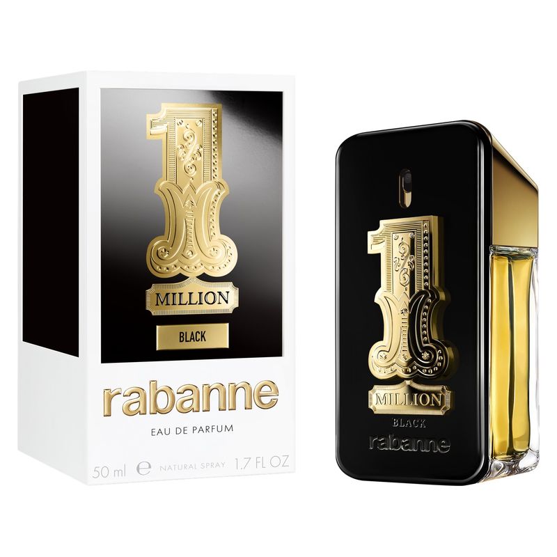 Rabanne 1 Million Black Eau De Parfum Spray Uomo