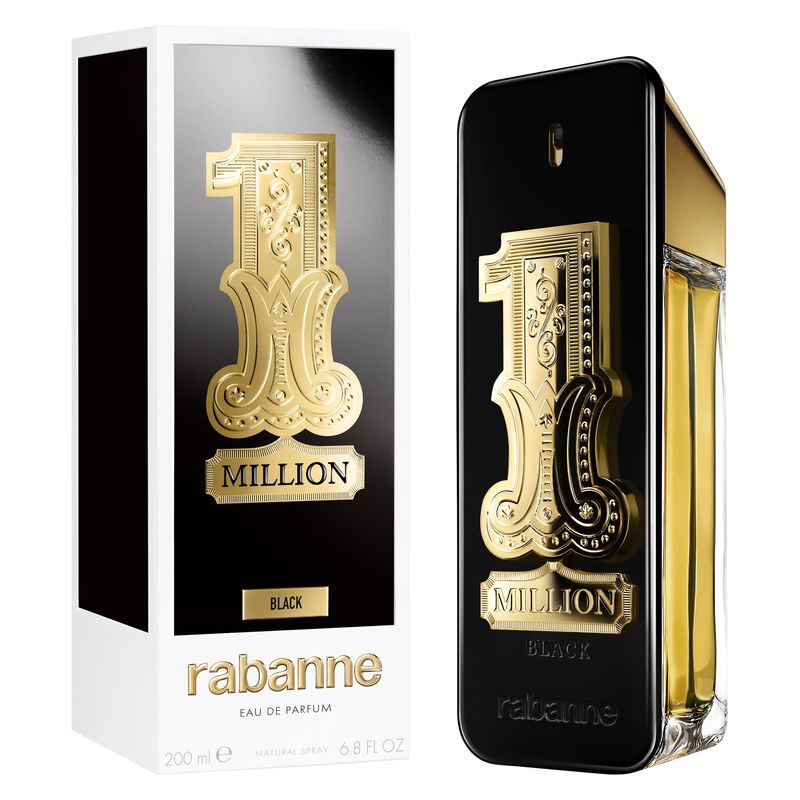 Rabanne 1 Million Black Eau De Parfum Spray Uomo
