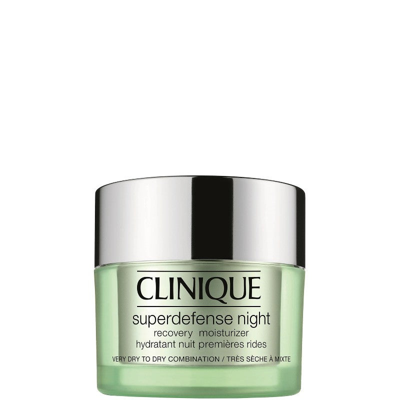 Clinique Crema Viso Superdefense Night Prime Rughe TIPO 1 2 Pelli da Secche a Miste Crema Viso, 50 ml