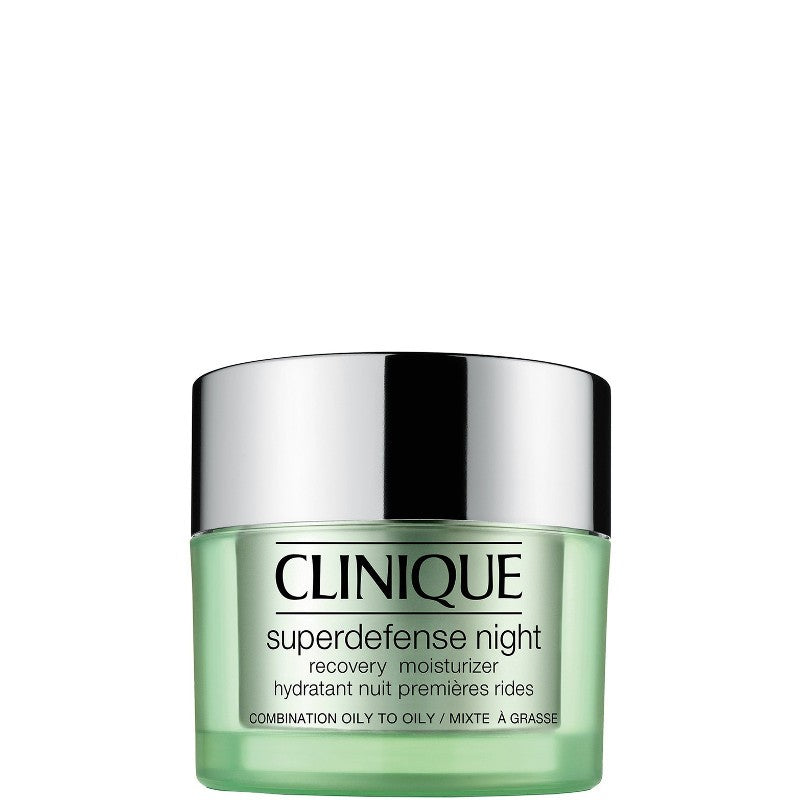 Clinique Superdefense Night Idratante Notte Prime Rughe TIPO 3 4 - Idratante da notte prime rughe, 50 ml