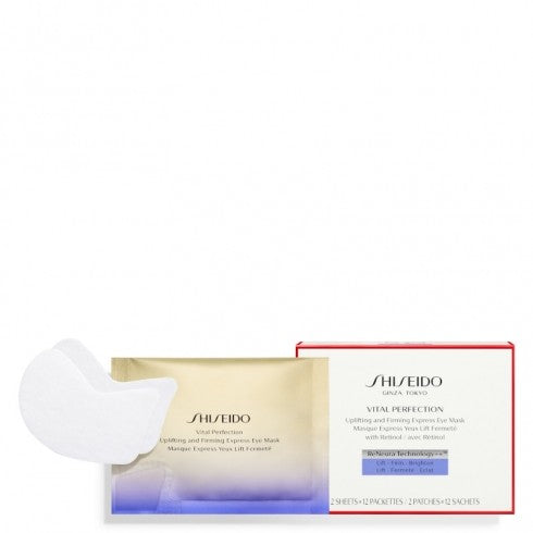 Shiseido Vital Perfection Uplifting and Firming Express Eye Mask 12 coppie