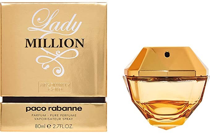 Lady Million Absolutely Gold Parfum 80ml Spray
