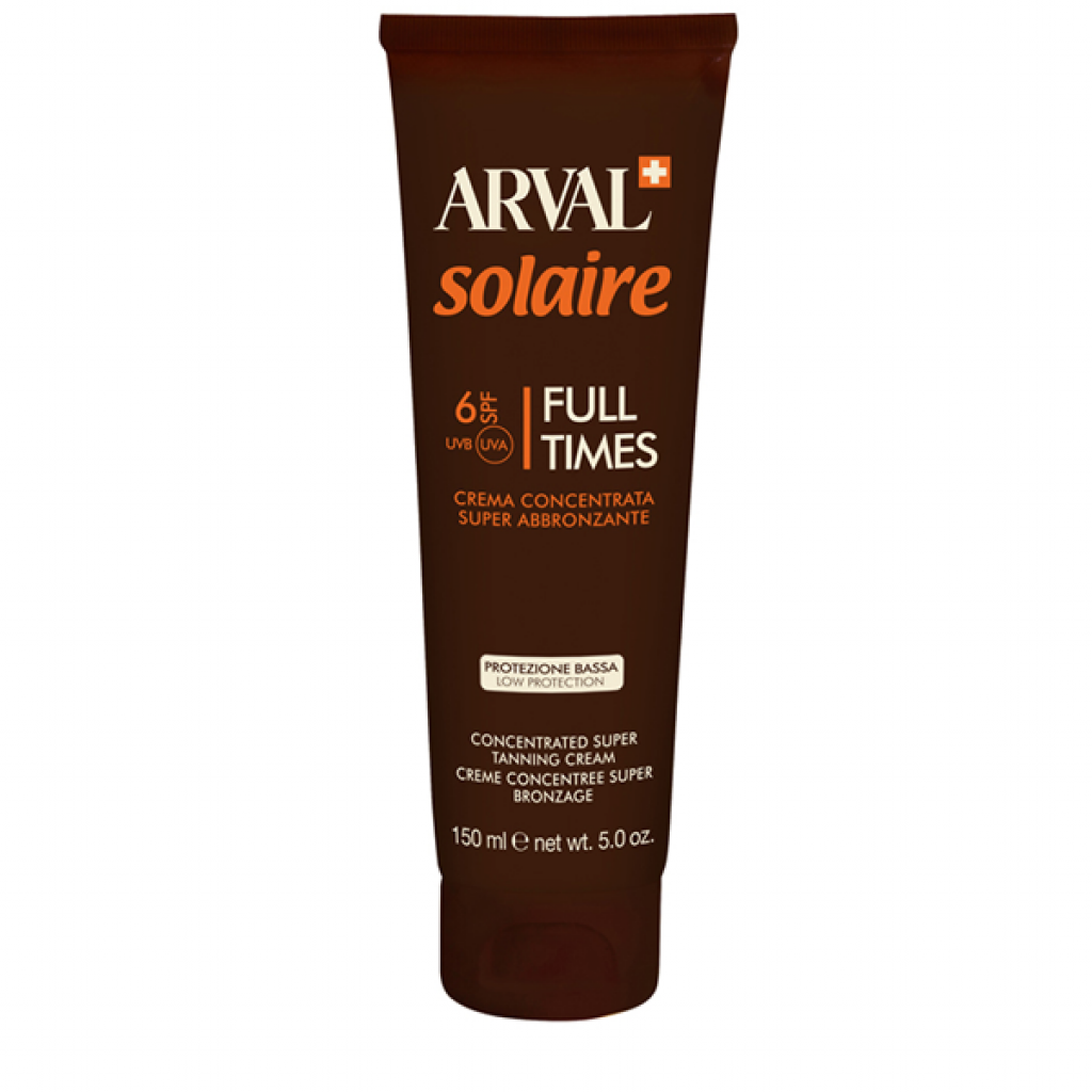 ARVAL Full Times Solaire spf 6 Crema Concentrata Super Abbronzante 150ml Tubo