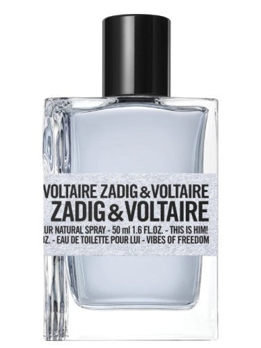 Zadig e Voltaire This is Him Vibes of Freedom Eau de Toilette, 50 ml Spray Uomo