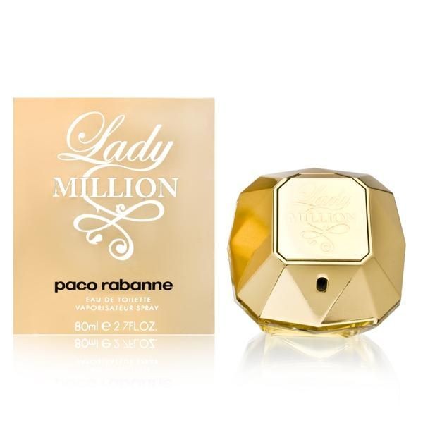Paco Rabanne Lady Million Eau de Toilette 80ml Spray Profumo per donna