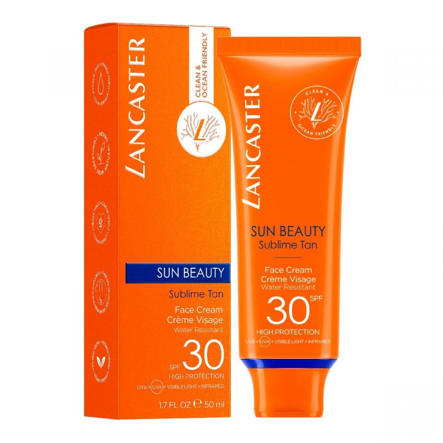 Lancaster Sun Beauty Face Cream Spf 30 Crema Vellutata, 50 ml