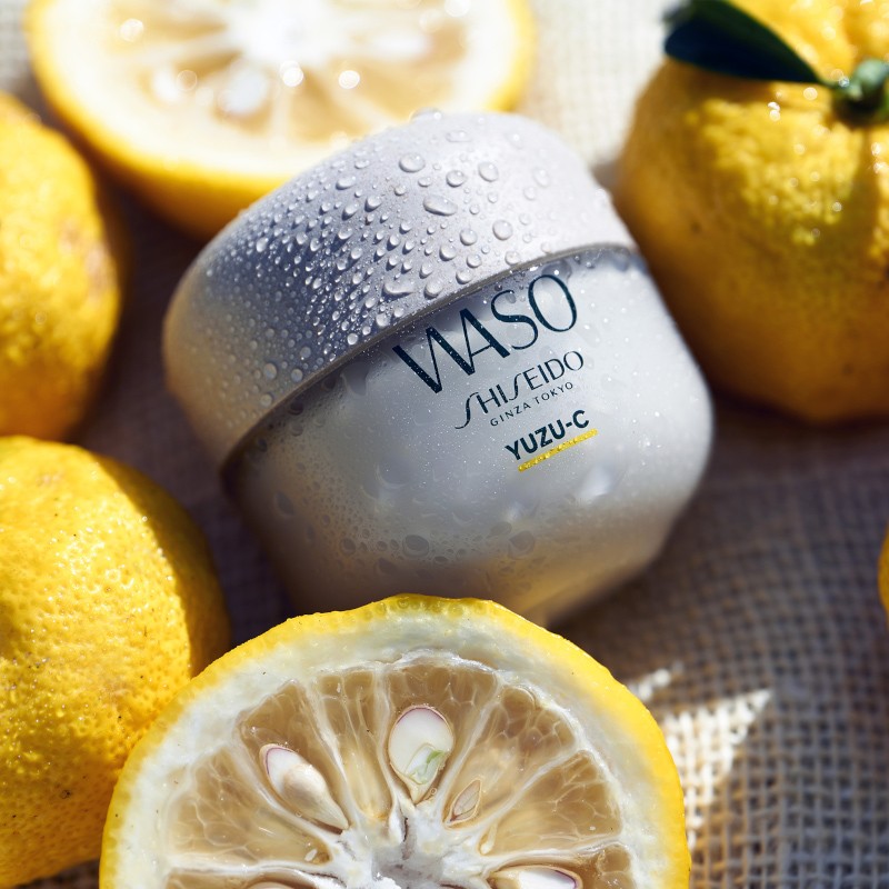 Shiseido Waso YUZU-C Beauty Sleeping Mask, 50 ml Maschera notte idratante e illuminante