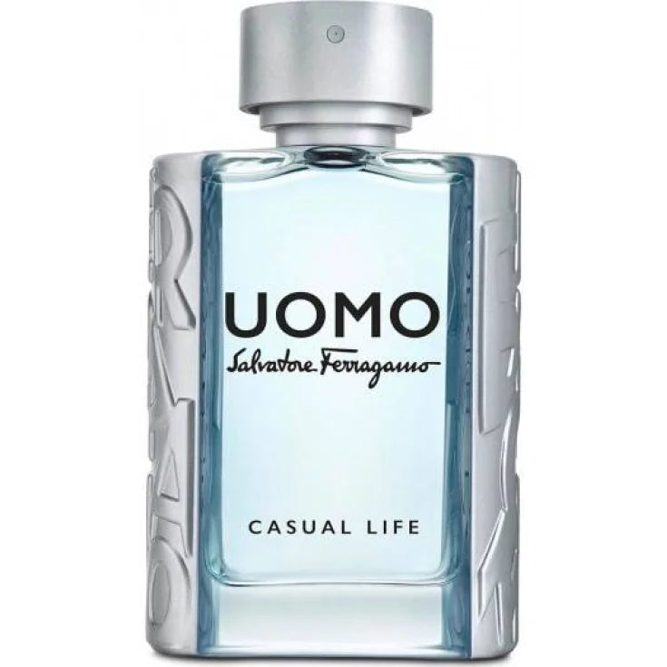 Salvatore Ferragamo Uomo Casual Life Eau De Toilette Pour Homme Spray 100ml