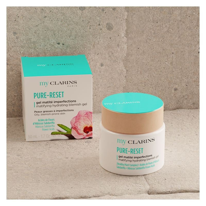Clarins My Clarins Pure-Reset Gel matité imperfections, 50 ml Gel viso