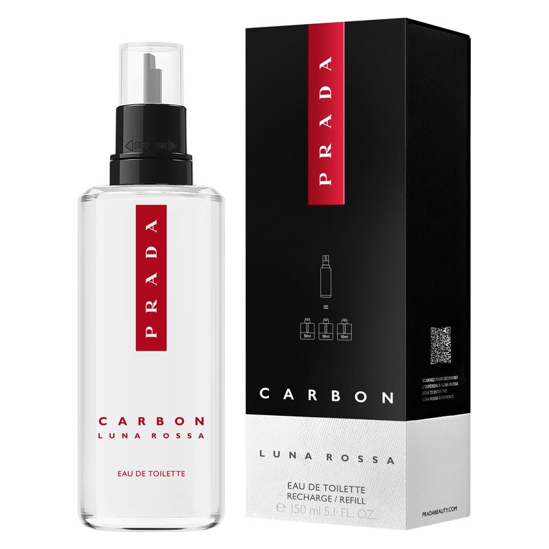 Prada Luna Rossa Carbon Eau de Toilette Spray Profumo per uomo