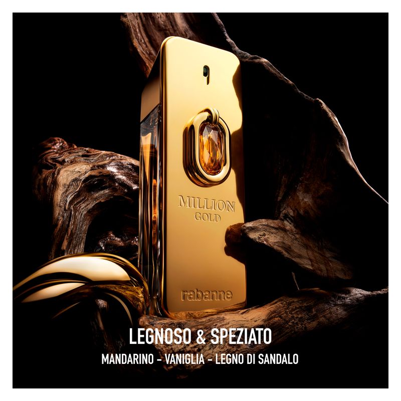 Rabanne Million Gold Elixir Parfum Intense Spray Uomo