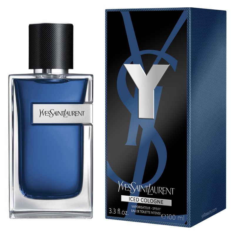 Yves Saint Laurent Y Iced Cologne Eau De Toilette Intense Spray Uomo