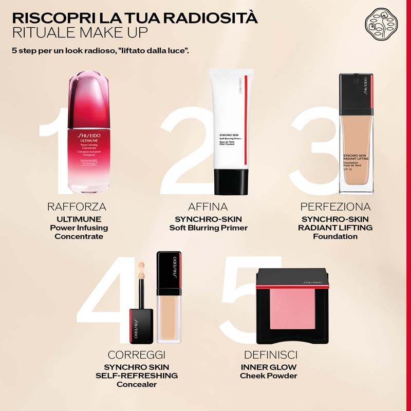 Shiseido Fondotinta Synchro Skin Radiant Lifting Foundation SPF30