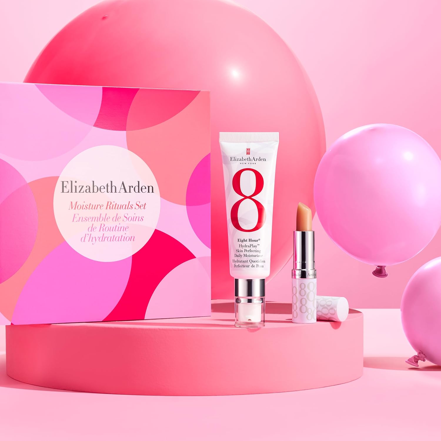 Elizabeth Arden Eight Hour HydraPlay Crema Idratante Quotidiana + Eight Hour Balsamo Labbra Stick SPF15