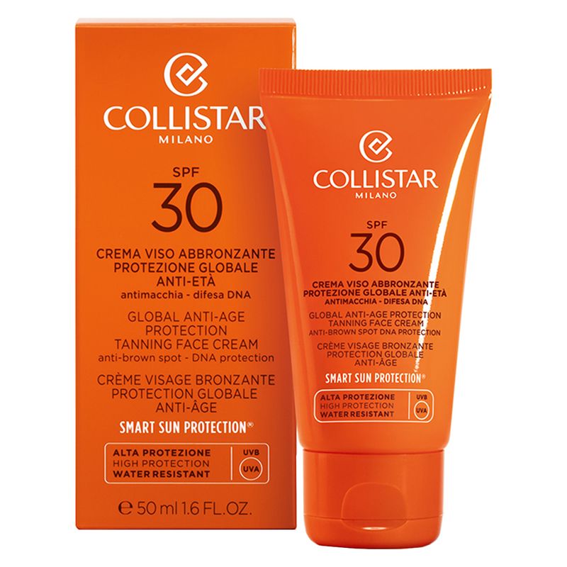Collistar Crema Viso Abbronzante Protezione Globale Anti-Eta' 30  50 ml